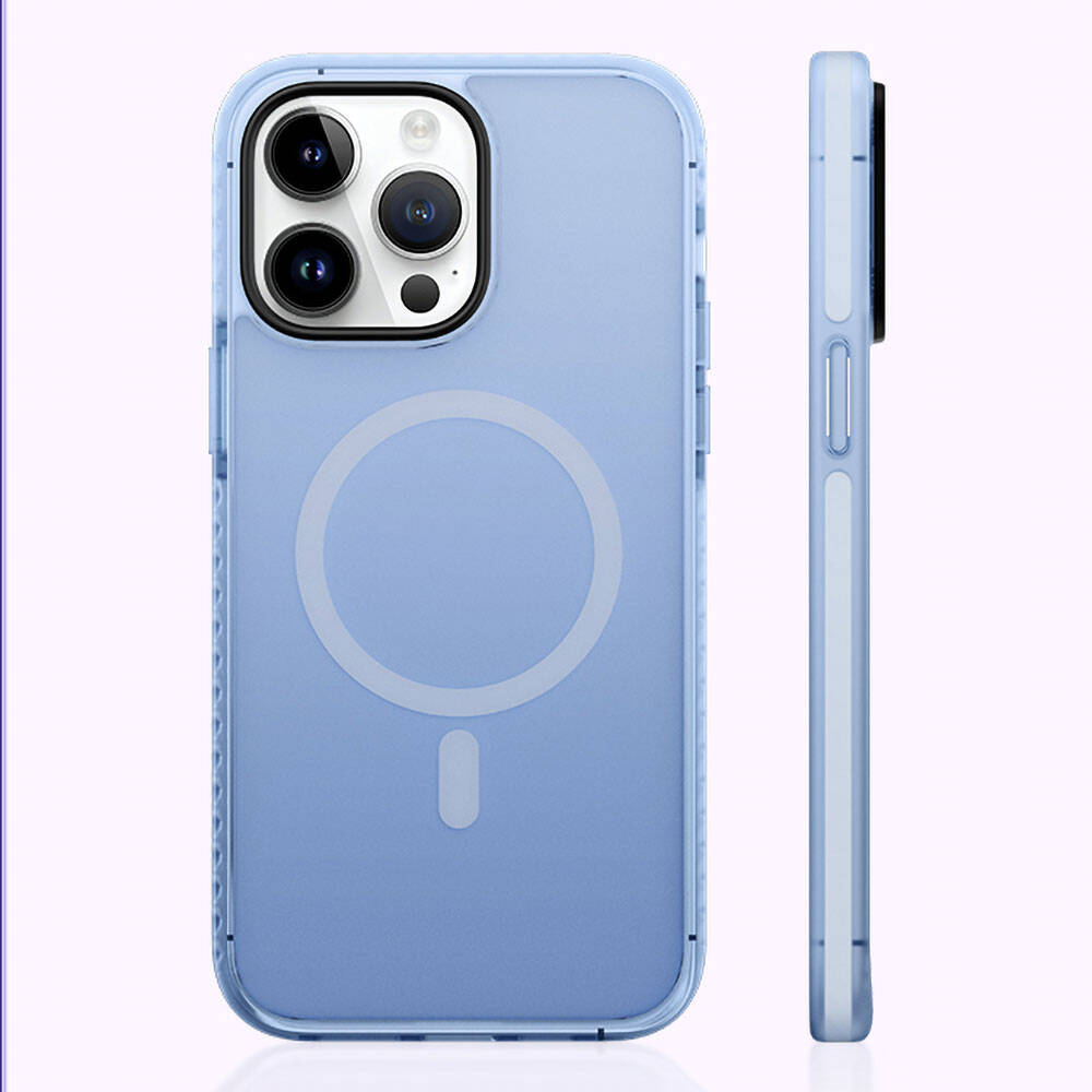 iPhone 14 Pro Kılıf M-safe Şarj Özellikli Mat Arka Yüzey Benks Drop Resistance Kapak