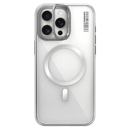 iPhone 14 Pro Kılıf M-safe Şarj Özellikli Sararma Önleyici Youngkit Crystal Grid Kapak