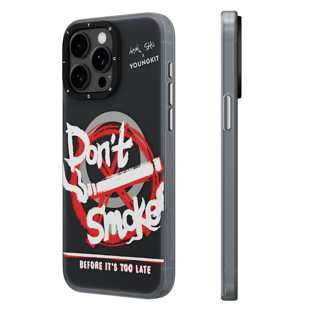 iPhone 14 Pro Kılıf M-safe Şarj Özellikli Shu Tasarımlı Youngkit City Serisi Kapak