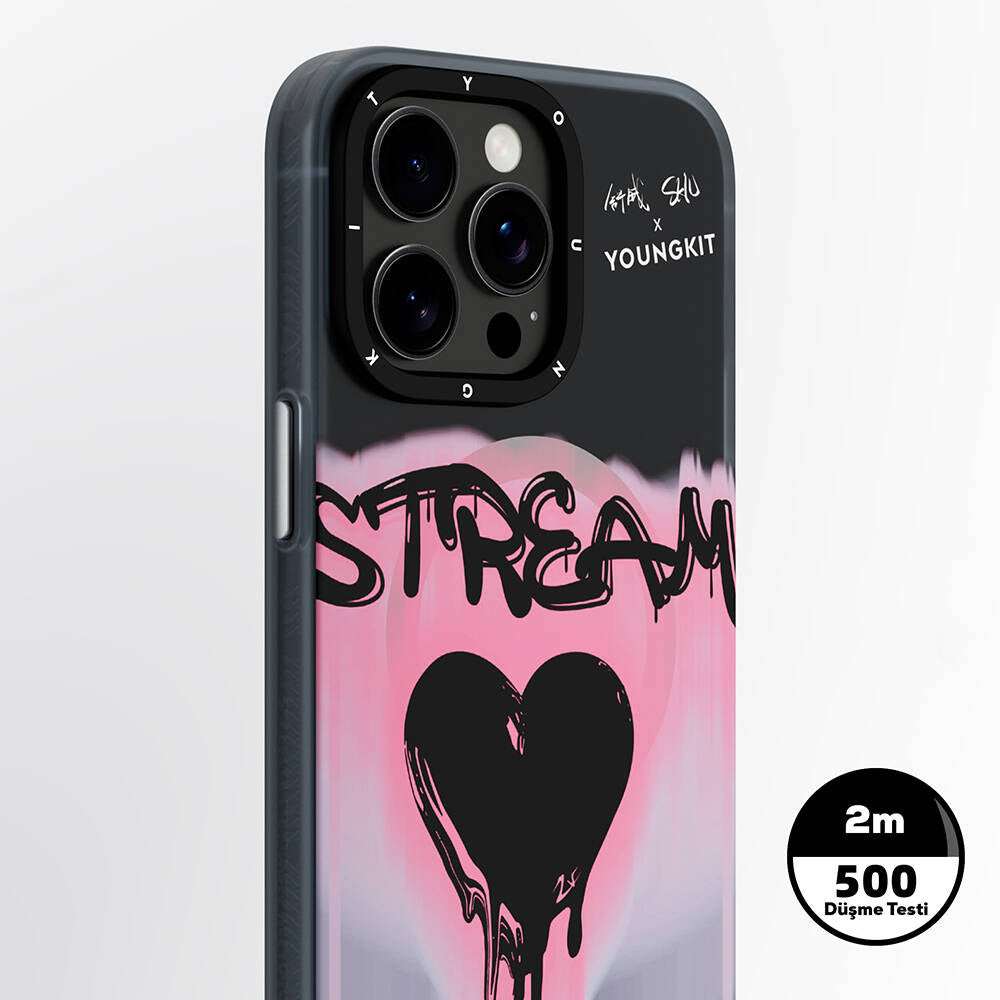 iPhone 14 Pro Kılıf M-safe Şarj Özellikli Shu Tasarımlı Youngkit Dreamland Serisi Kapak