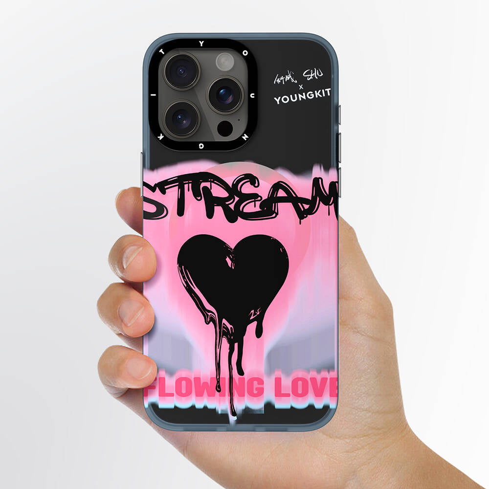 iPhone 14 Pro Kılıf M-safe Şarj Özellikli Shu Tasarımlı Youngkit Dreamland Serisi Kapak