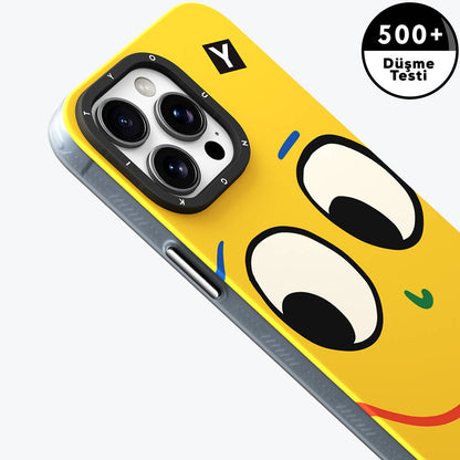 iPhone 14 Pro Kılıf M-safe Şarj Özellikli Sunshine Tasarımlı Youngkit Daily Happy Serisi Kapak