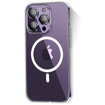 iPhone 14 Pro Kılıf M-safe Şarj Özellikli Transparan Sert PC Wlons Pita Kapak