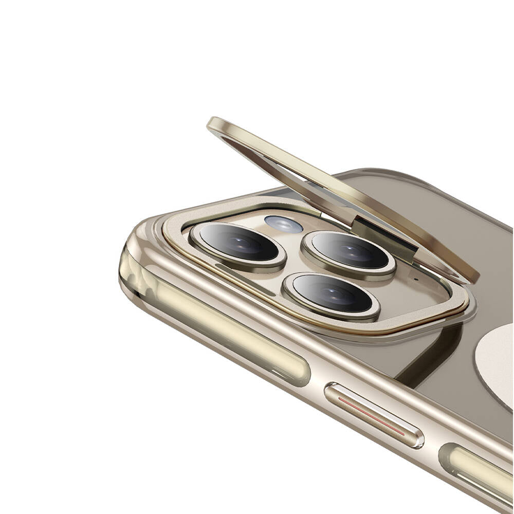 iPhone 14 Pro Kılıf M-safe Şarj Özellikli Wlons Standlı Efsane Kapak