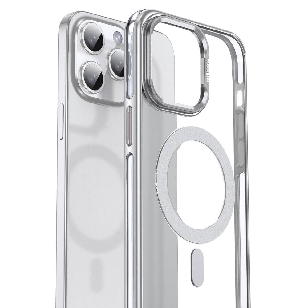 iPhone 14 Pro Kılıf M-safe Şarj Özellikli Wlons Standlı Efsane Kapak