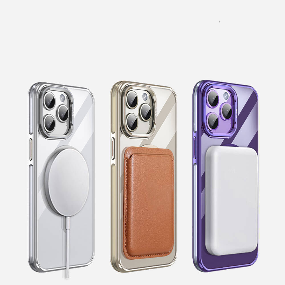 iPhone 14 Pro Kılıf M-safe Şarj Özellikli Wlons Standlı Efsane Kapak