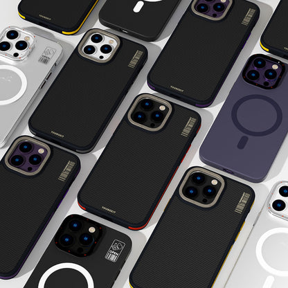 iPhone 14 Pro Kılıf M-safe Şarj Özellikli YoungKit 600D Kevlar Kapak