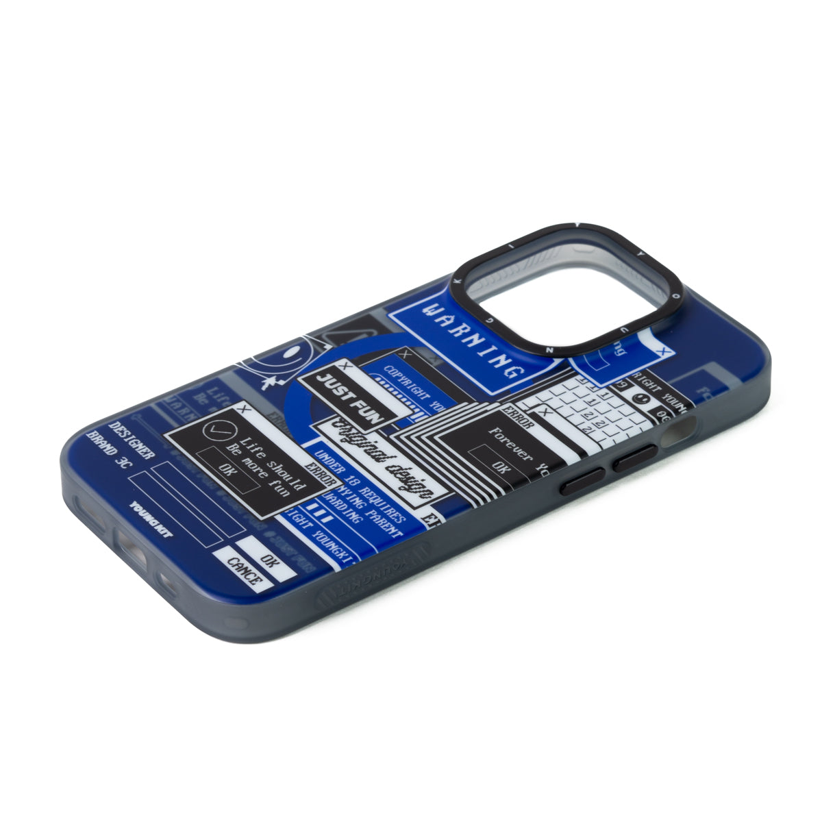 iPhone 14 Pro Kılıf M-safe Şarj Özellikli YoungKit Code Case Serisi Kapak