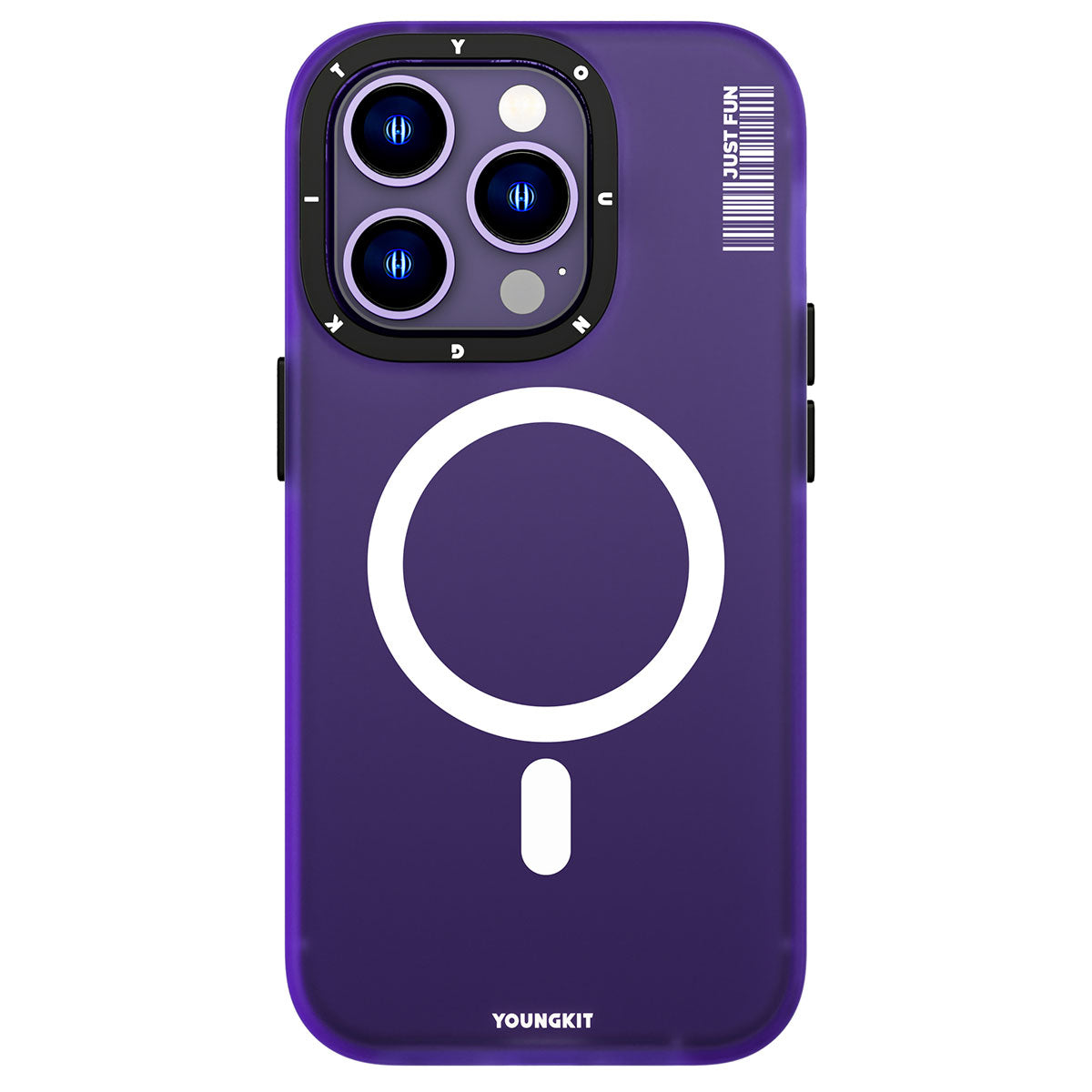 iPhone 14 Pro Kılıf M-safe Şarj Özellikli Youngkit Colored Sand Serisi Kapak