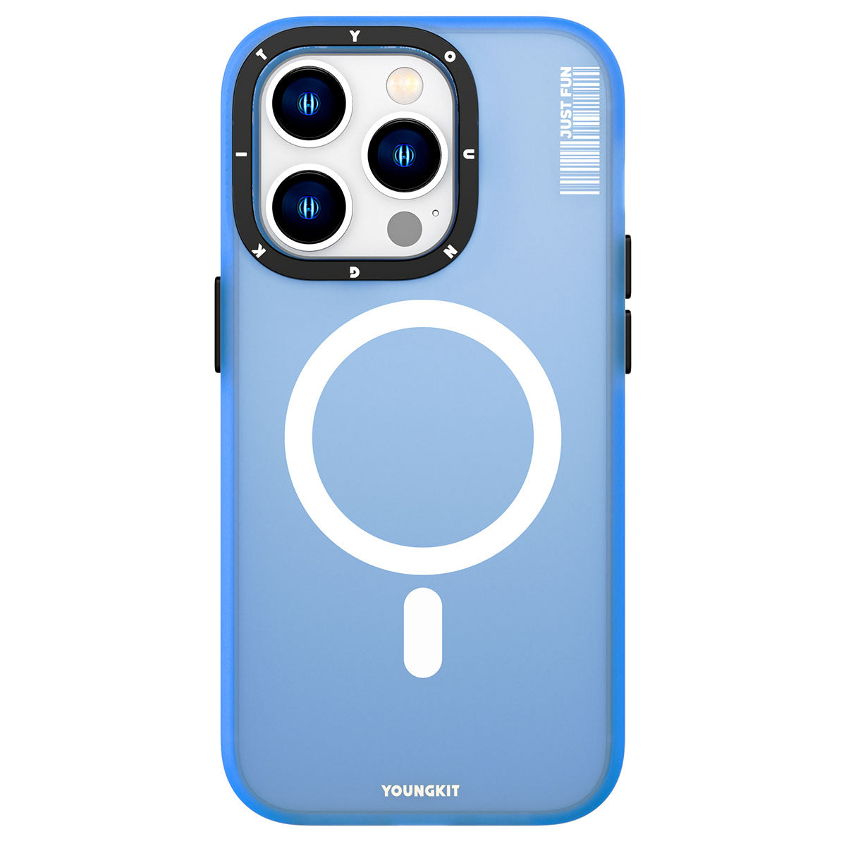 iPhone 14 Pro Kılıf M-safe Şarj Özellikli Youngkit Colored Sand Serisi Kapak