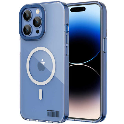 iPhone 14 Pro Kılıf M-safe Şarj Özellikli Youngkit Coloured Glaze Serisi Kapak
