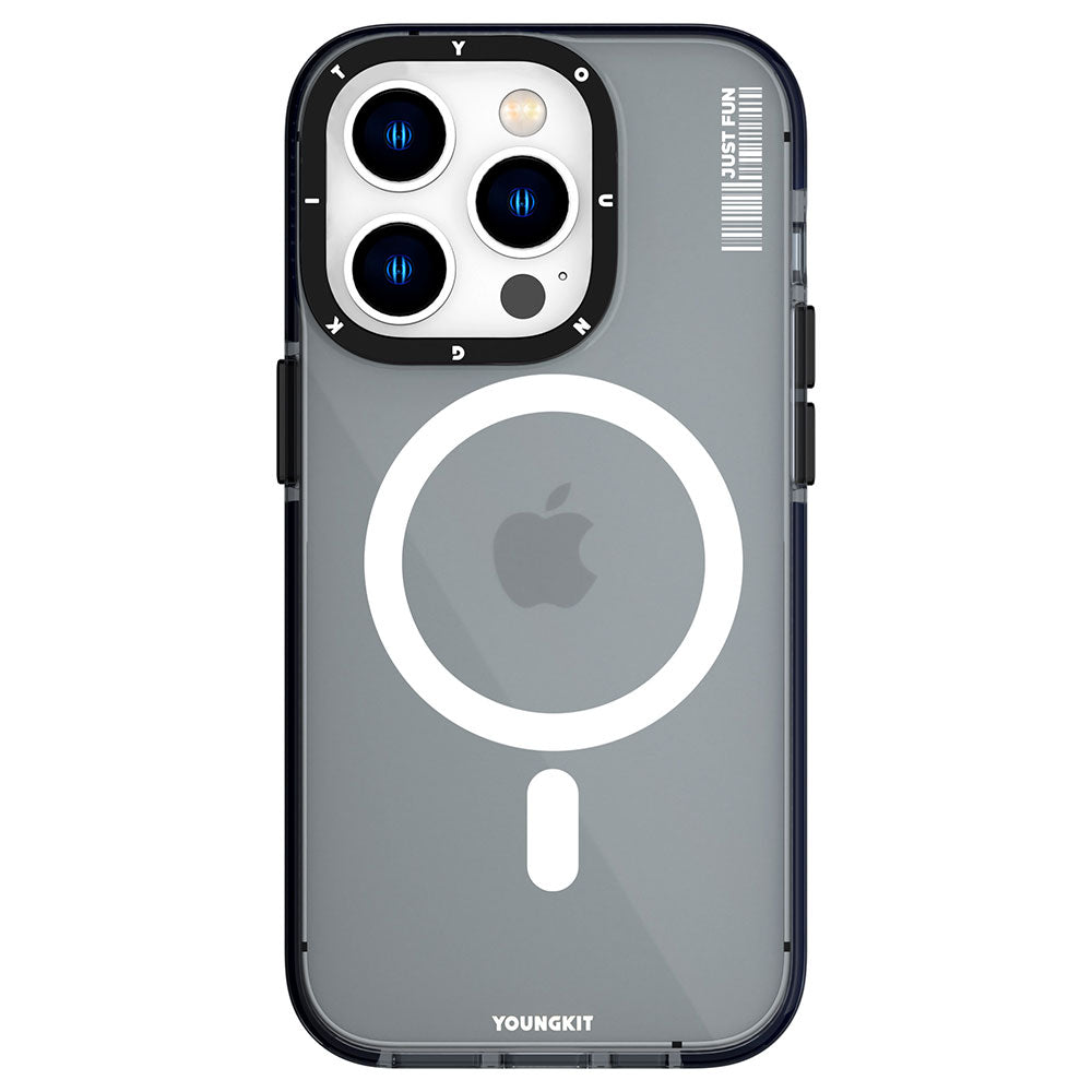 iPhone 14 Pro Kılıf M-safe Şarj Özellikli YoungKit Crystal Color Serisi Kapak