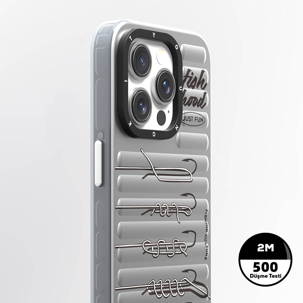 iPhone 14 Pro Kılıf M-safe Şarj Özellikli Youngkit Fishing Serisi Kapak