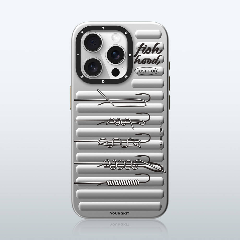 iPhone 14 Pro Kılıf M-safe Şarj Özellikli Youngkit Fishing Serisi Kapak