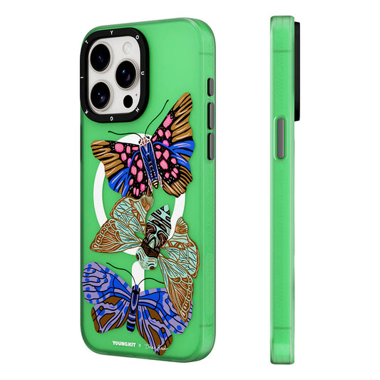 iPhone 14 Pro Kılıf M-safe Şarj Özellikli YoungKit Huagu Serisi Kapak