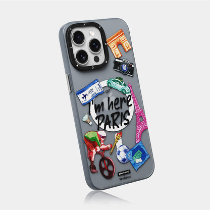 iPhone 14 Pro Kılıf M-safe Şarj Özellikli Youngkit in Paris Serisi Kapak