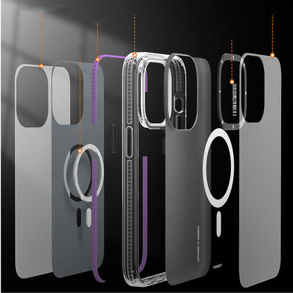 iPhone 14 Pro Kılıf M-safe Şarj Özellikli Youngkit Jane Sand Serisi Kapak