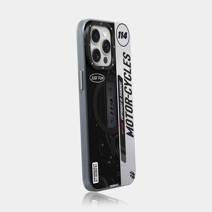 iPhone 14 Pro Kılıf M-safe Şarj Özellikli Youngkit Motorcycle Legend Serisi Kapak
