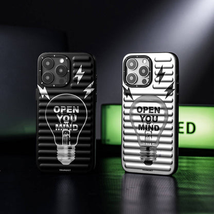 iPhone 14 Pro Kılıf M-safe Şarj Özellikli Youngkit Open Mind Serisi Kapak