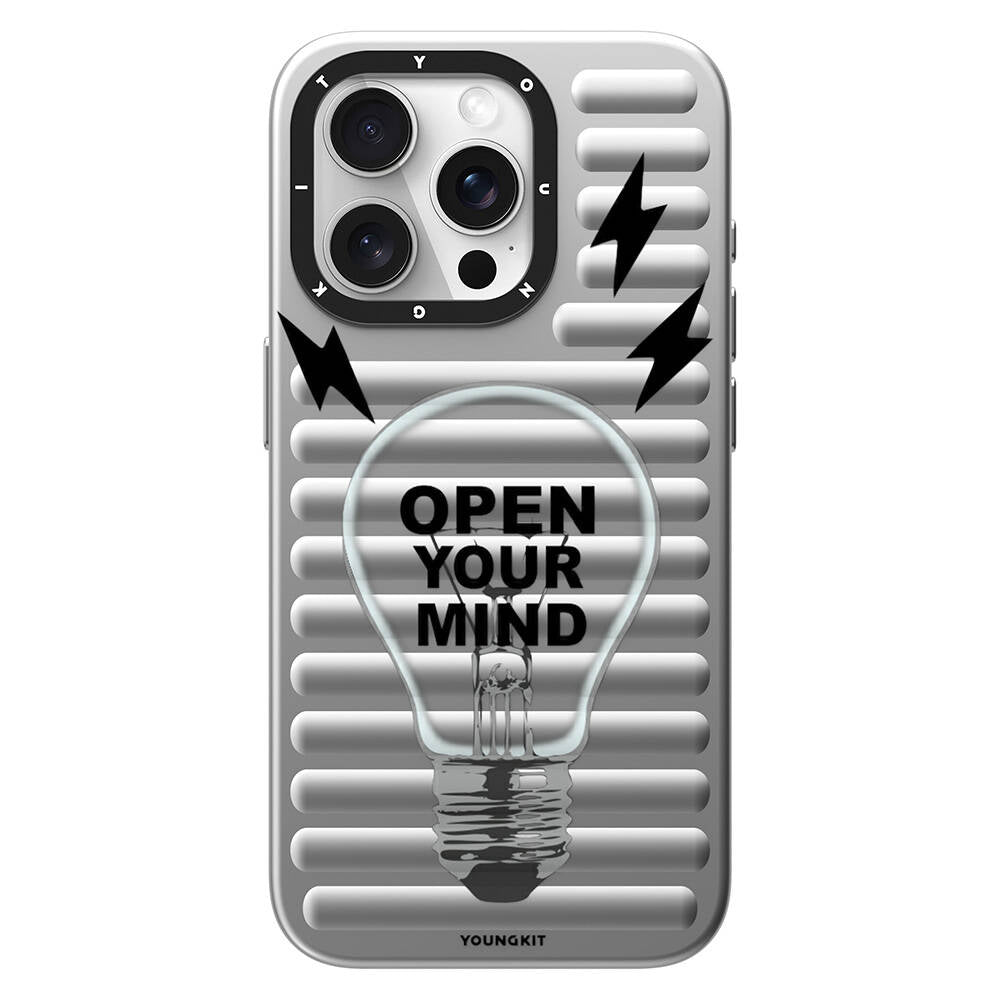 iPhone 14 Pro Kılıf M-safe Şarj Özellikli Youngkit Open Mind Serisi Kapak