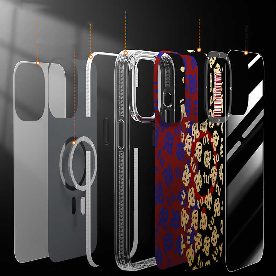 iPhone 14 Pro Kılıf M-safe Şarj Özellikli Youngkit Play Rabbit Serisi Kapak