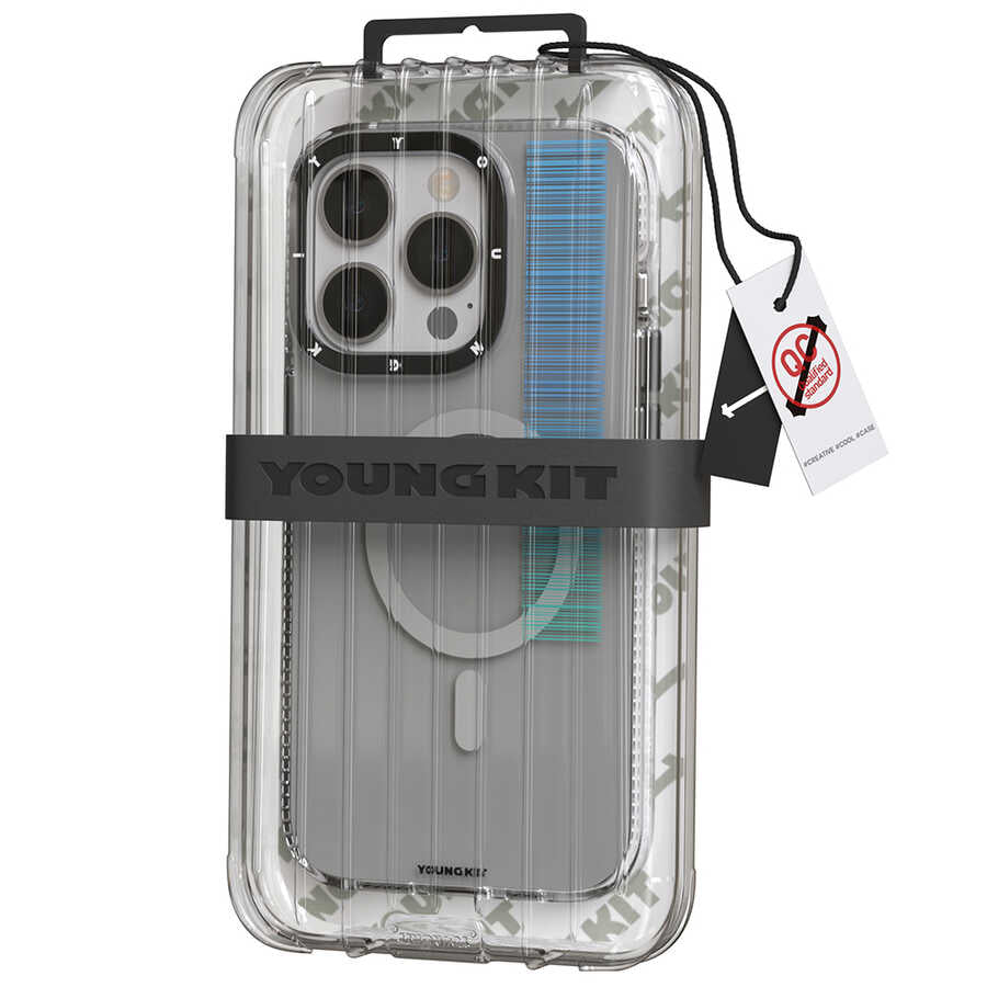 iPhone 14 Pro Kılıf M-safe Şarj Özellikli Youngkit Pure Serisi Kapak