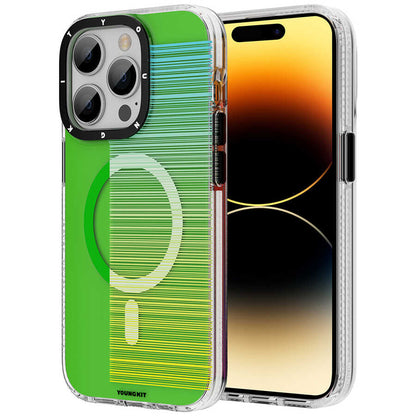 iPhone 14 Pro Kılıf M-safe Şarj Özellikli Youngkit Pure Serisi Kapak