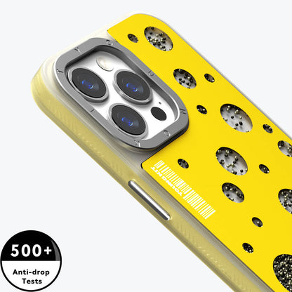 iPhone 14 Pro Kılıf M-safe Şarj Özellikli Youngkit Quicksand Beads Serisi Kapak