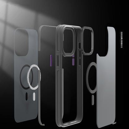 iPhone 14 Pro Kılıf M-safe Şarj Özellikli Youngkit Rock Sand Serisi Kapak