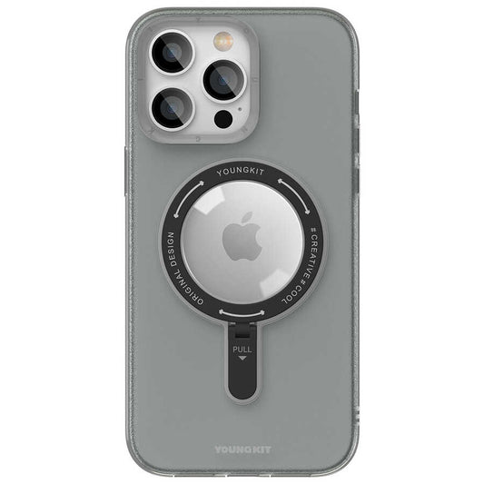 iPhone 14 Pro Kılıf M-safe Şarj Özellikli Youngkit Rock Serisi Kapak