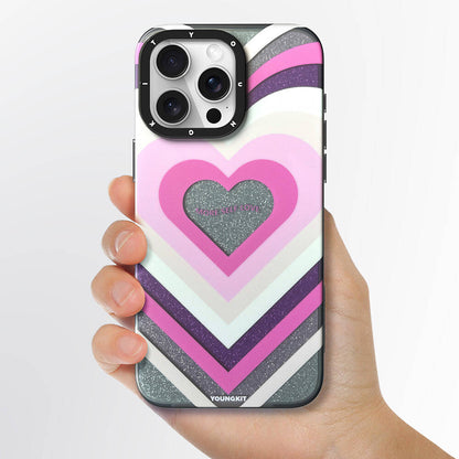 iPhone 14 Pro Kılıf M-safe Şarj Özellikli Youngkit Star Dazzle Serisi Kapak