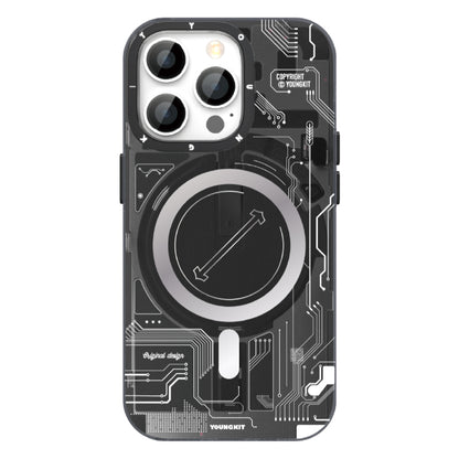 iPhone 14 Pro Kılıf M-safe Şarj Özellikli YoungKit Technology Serisi Kapak