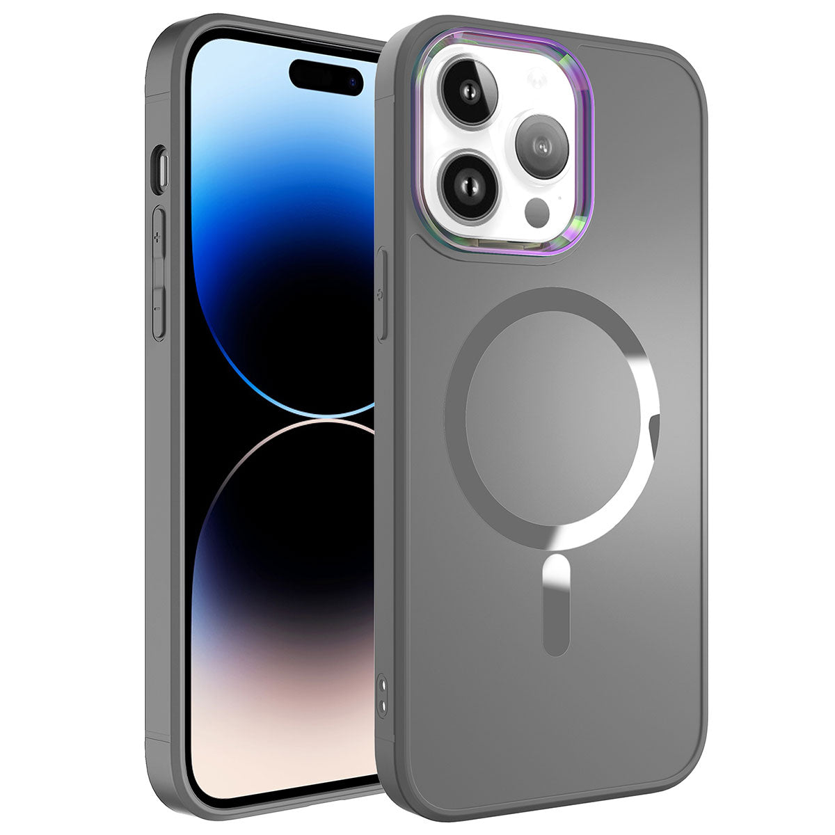 Apple iPhone 14 Pro Kılıf M-safe Wireless Şarj Özellikli Zore Stil Kapak