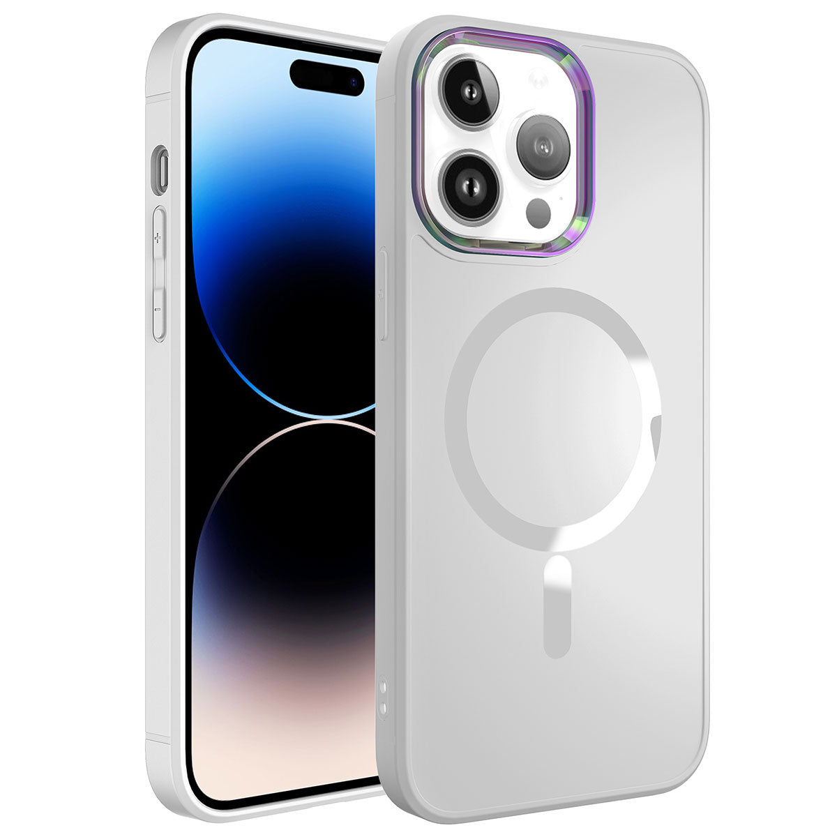 Apple iPhone 14 Pro Kılıf M-safe Wireless Şarj Özellikli Zore Stil Kapak