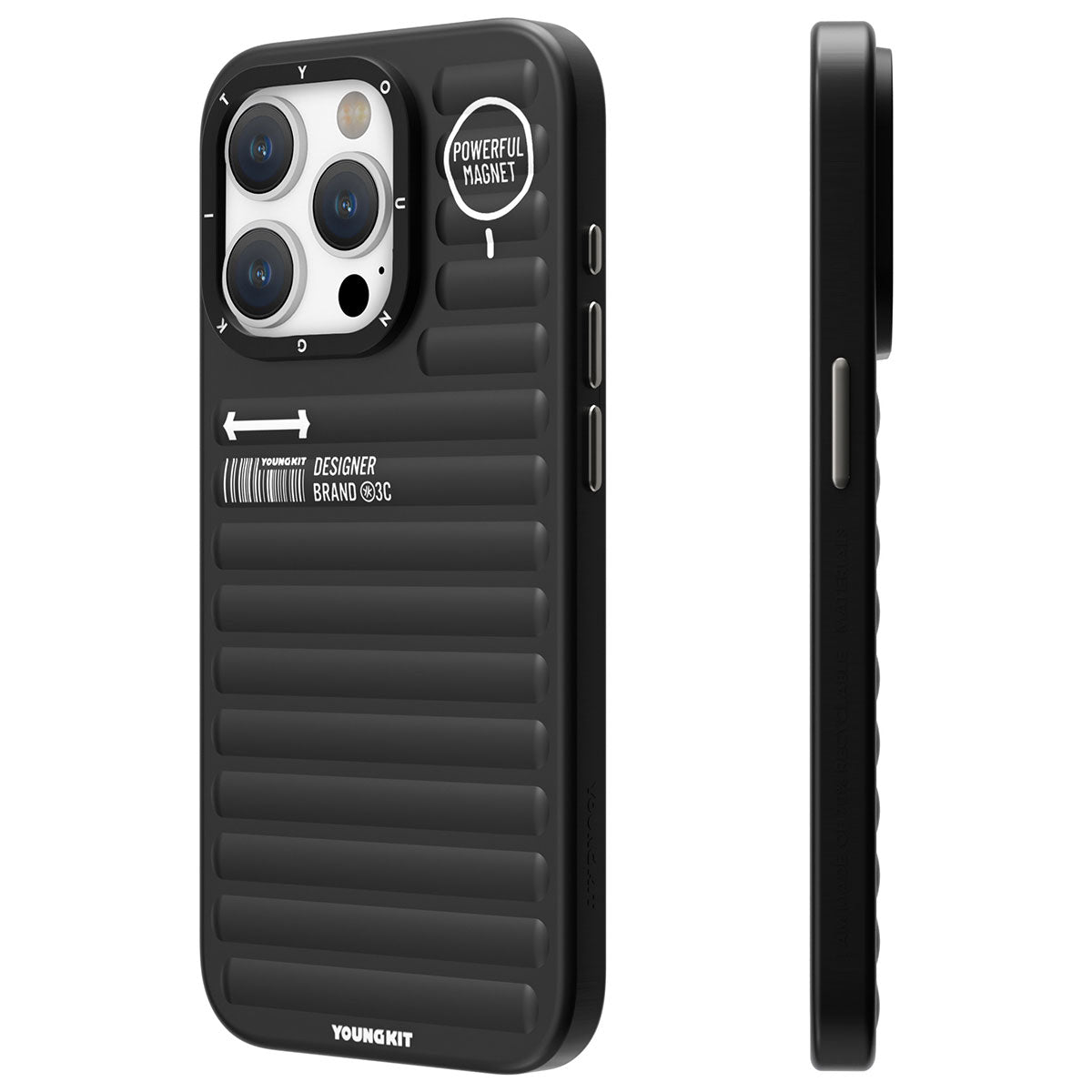 iPhone 14 Pro Kılıf Mat Renkli Tasarım YoungKit Original Serisi Kapak