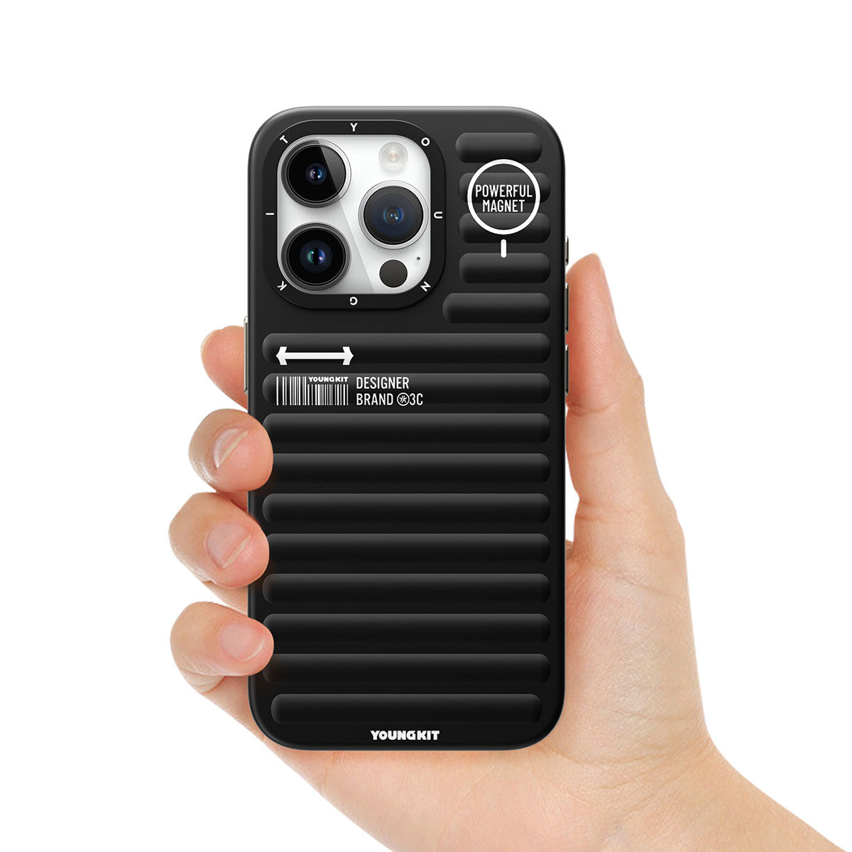 iPhone 14 Pro Kılıf Mat Renkli Tasarım YoungKit Original Serisi Kapak