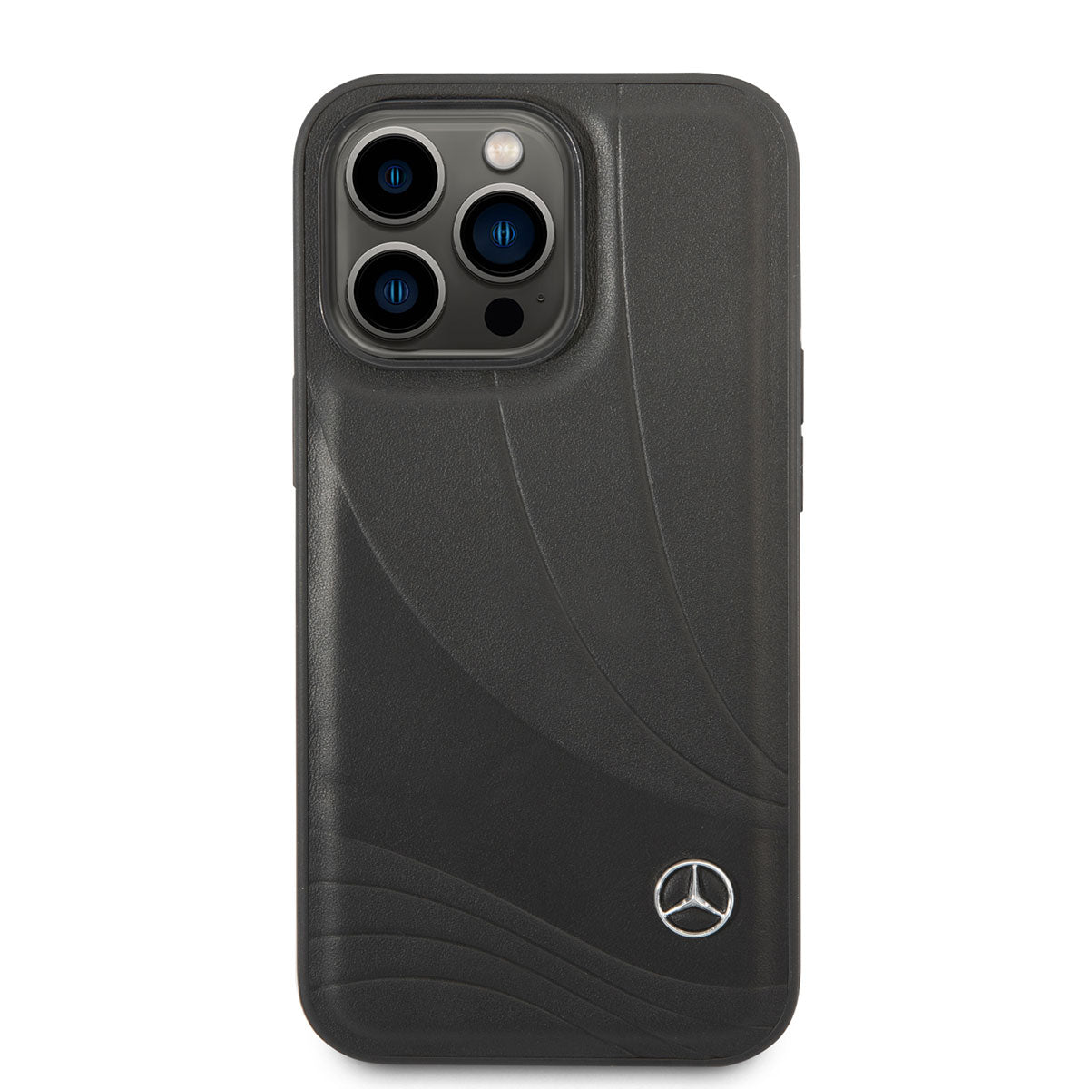 iPhone 14 Pro Kılıf Mercedes Benz Hakiki Deri Yeni Dalga III Dizayn Kapak