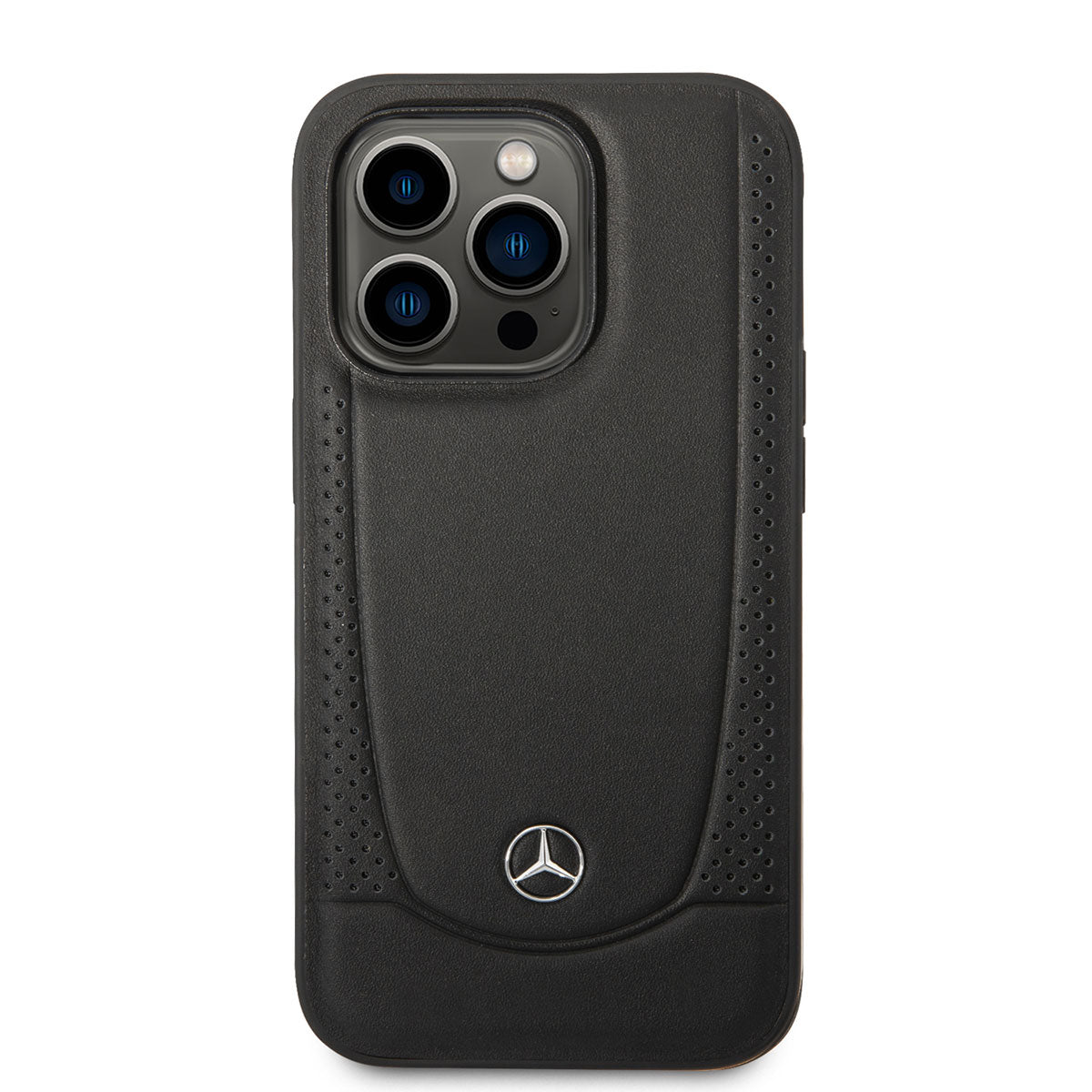 iPhone 14 Pro Kılıf Mercedes Benz M-safe Şarj Özellikli Urban Deri Kapak