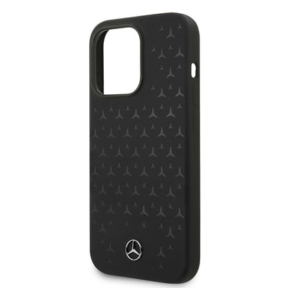 iPhone 14 Pro Kılıf Mercedes Benz M-safe Şarj Özellikli Yıldızlı Dizayn Silikon Kapak