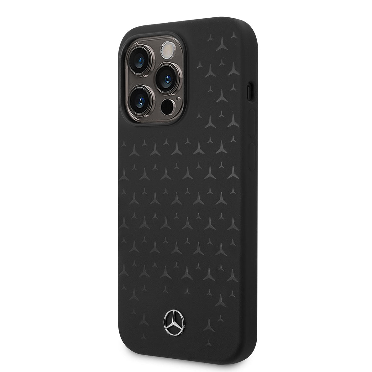 iPhone 14 Pro Kılıf Mercedes Benz M-safe Şarj Özellikli Yıldızlı Dizayn Silikon Kapak