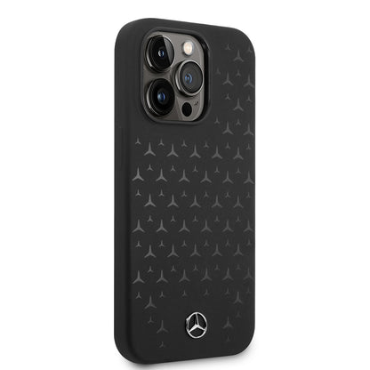 iPhone 14 Pro Kılıf Mercedes Benz M-safe Şarj Özellikli Yıldızlı Dizayn Silikon Kapak