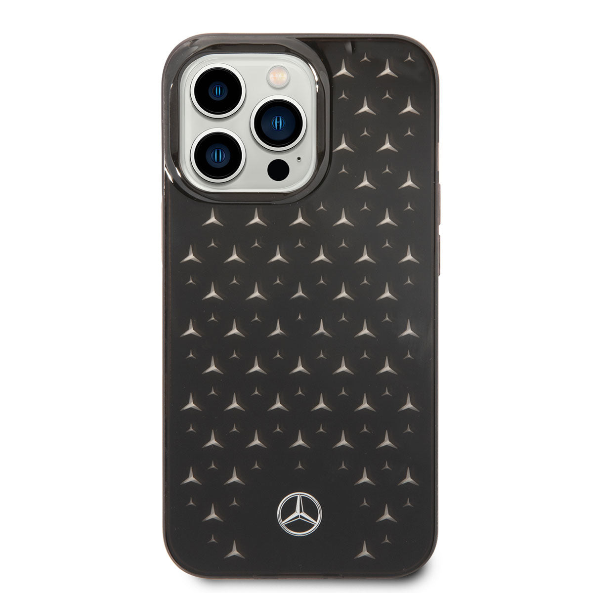 iPhone 14 Pro Kılıf Mercedes Benz Transparan Yıldızlı Dizayn Kapak
