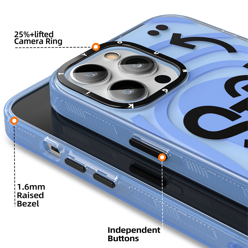 iPhone 14 Pro Kılıf Mutlu Mod Figürlü YoungKit Happy Mood Serisi Kapak