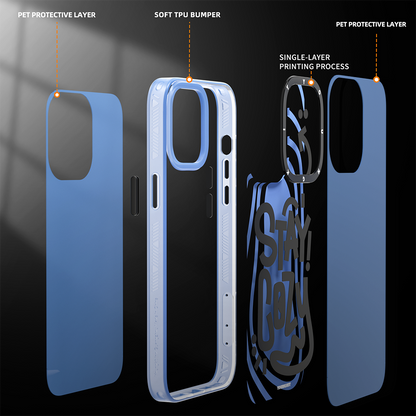 iPhone 14 Pro Kılıf Mutlu Mod Figürlü YoungKit Happy Mood Serisi Kapak
