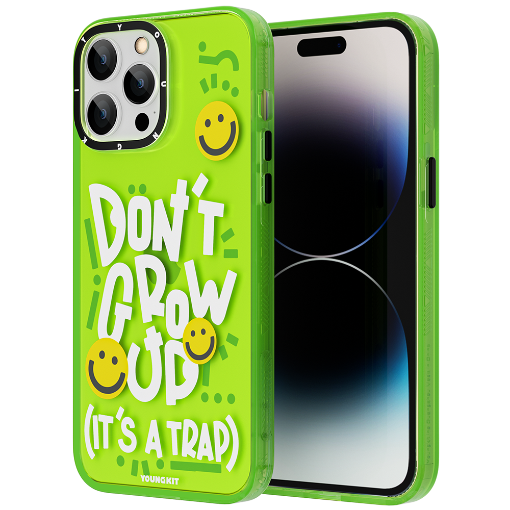 iPhone 14 Pro Kılıf Mutlu Mod Figürlü YoungKit Happy Mood Serisi Kapak