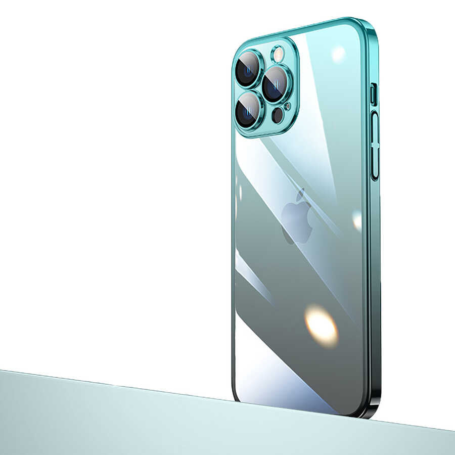 Apple iPhone 14 Pro Kılıf Parlak Renk Geçişli Kamera Korumalı Zore Senkron Kapak