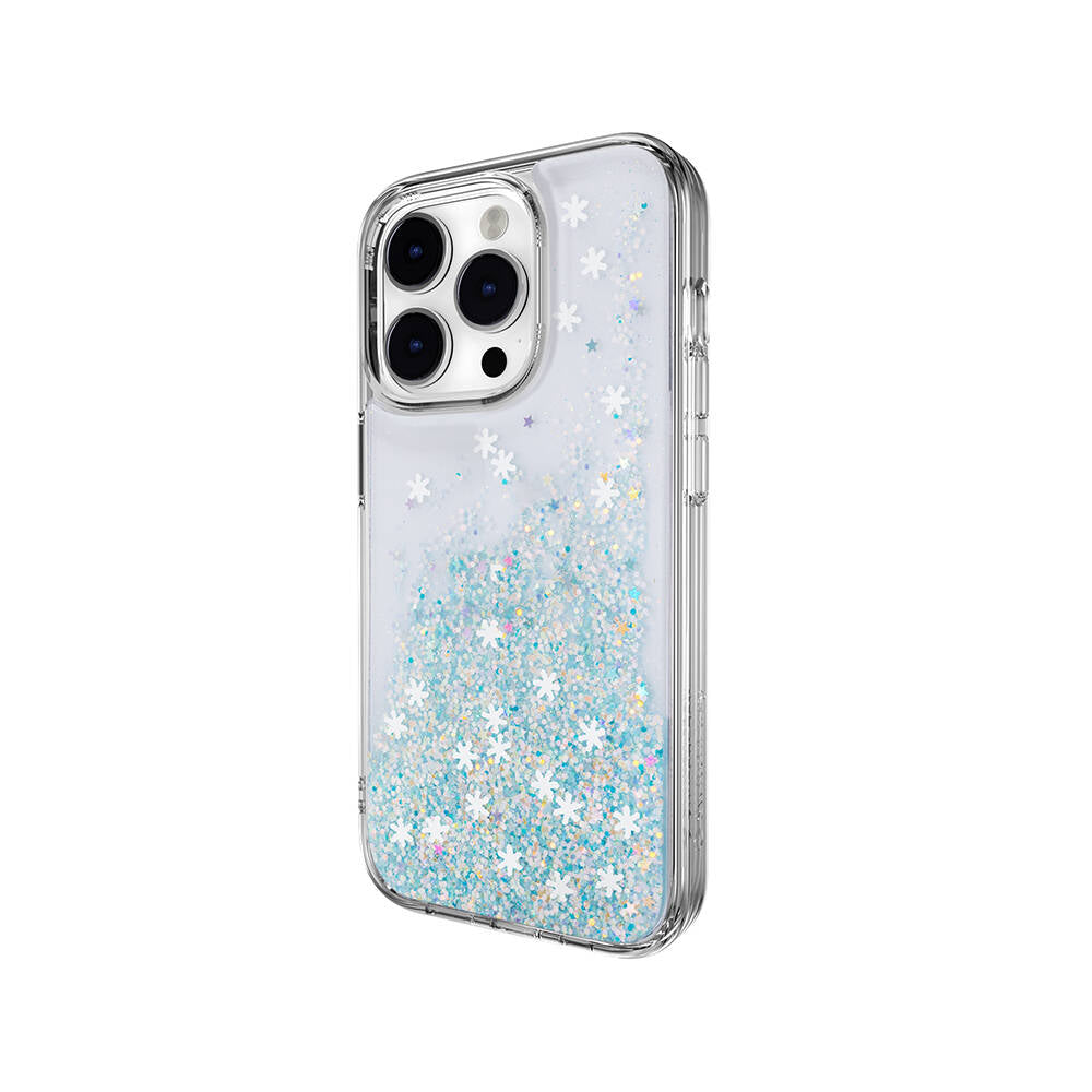 iPhone 14 Pro Kılıf Parlayan Simli Şeffaf Lisanslı Switcheasy Starfield Kapak