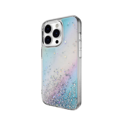 iPhone 14 Pro Kılıf Parlayan Simli Şeffaf Lisanslı Switcheasy Starfield Kapak