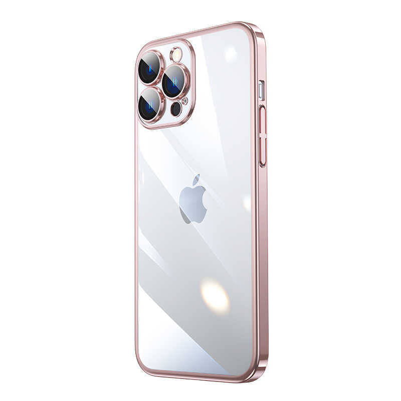 Apple iPhone 14 Pro Kılıf Sert PC Renkli Çerçeveli Zore Riksos Kapak