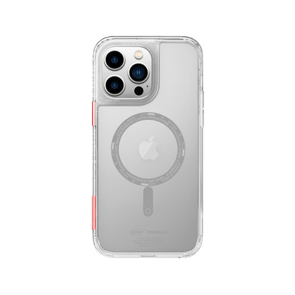 iPhone 14 Pro Kılıf SkinArma Şeffaf Airbag Tasarımlı M-safe Şarj Özellikli Saido Kapak